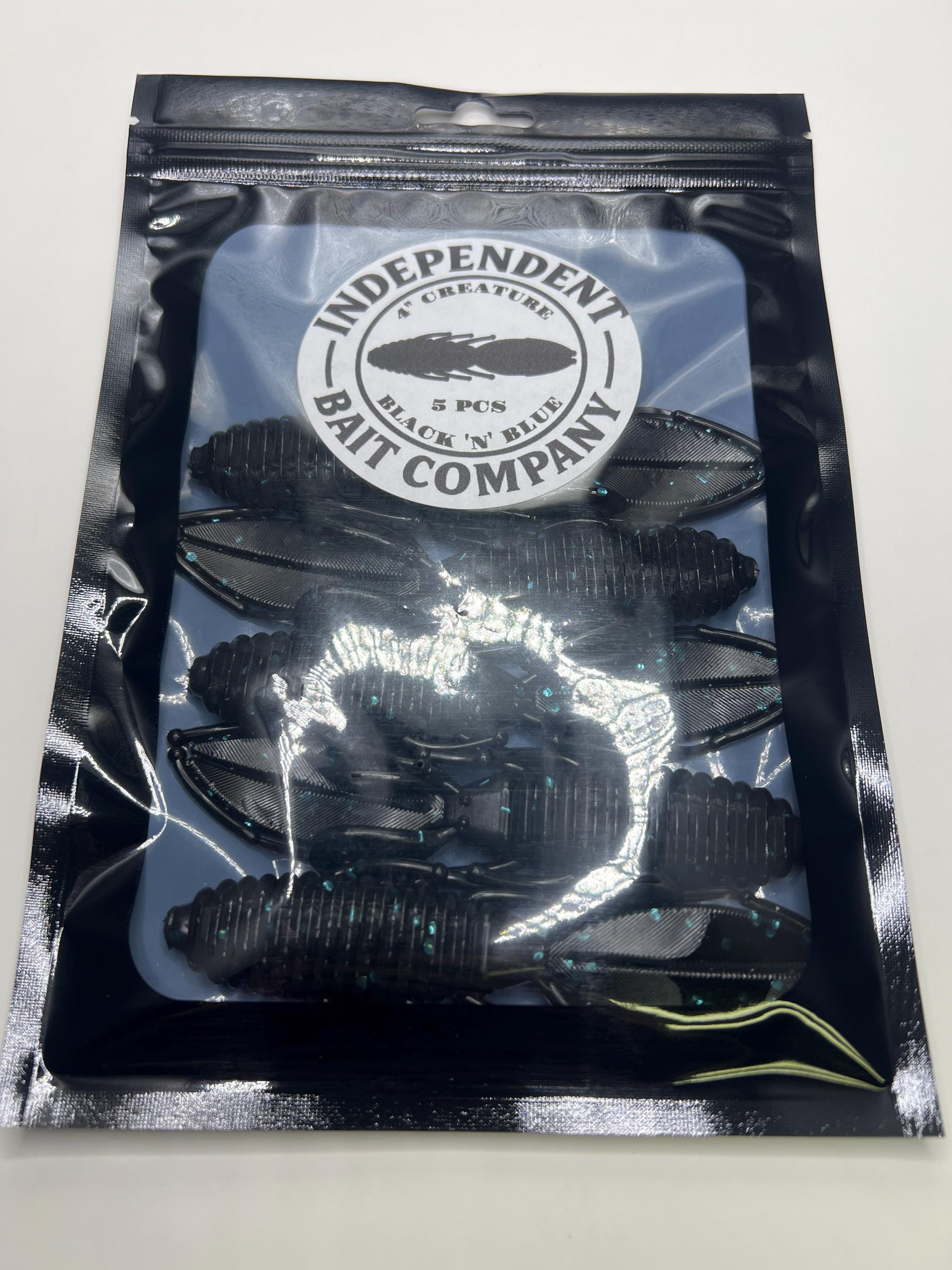 4" Creature Bait in Black 'N' Blue (5/Pack)