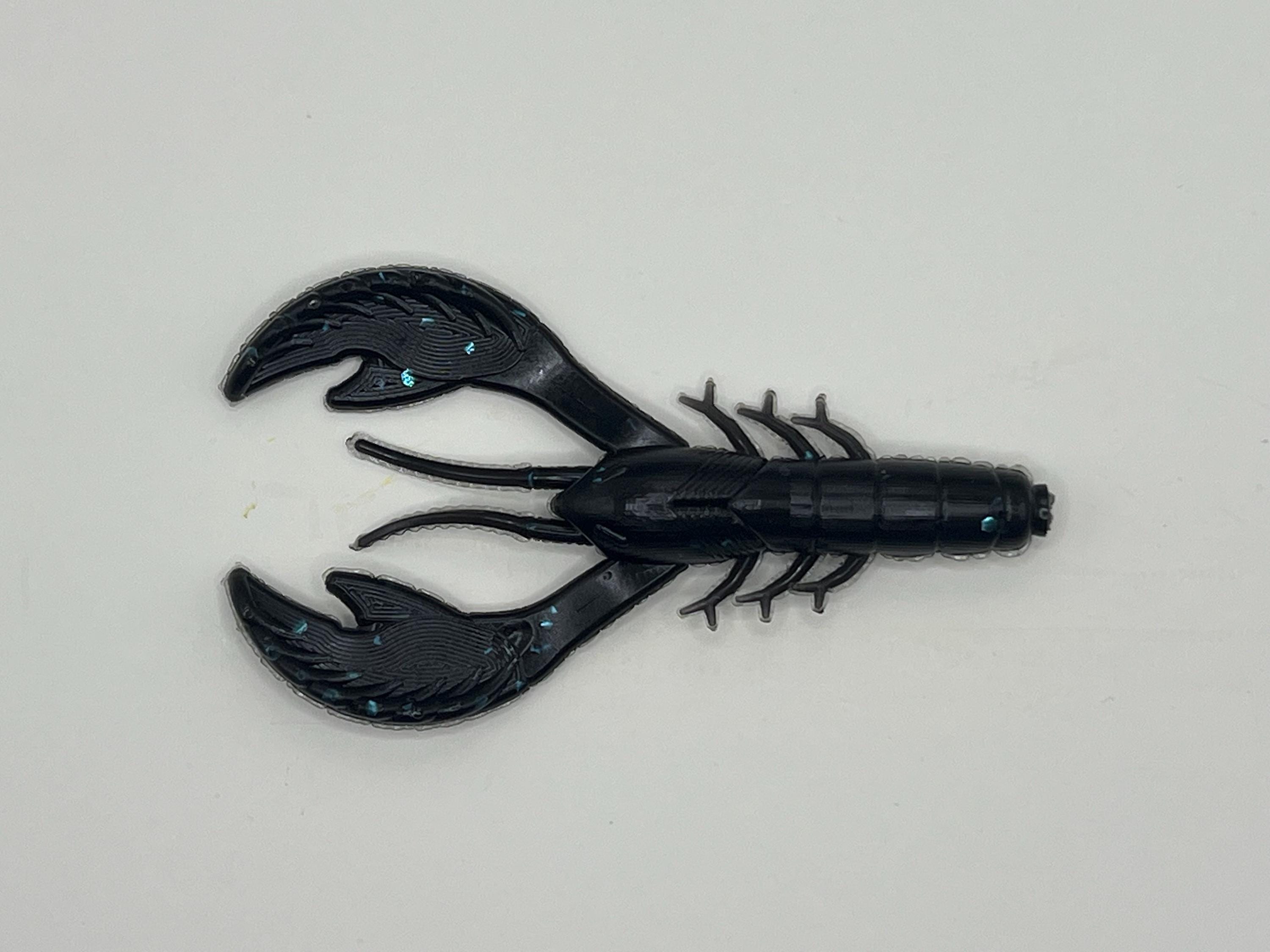 3.4" Craw in Black 'N' Blue (6/Pack)
