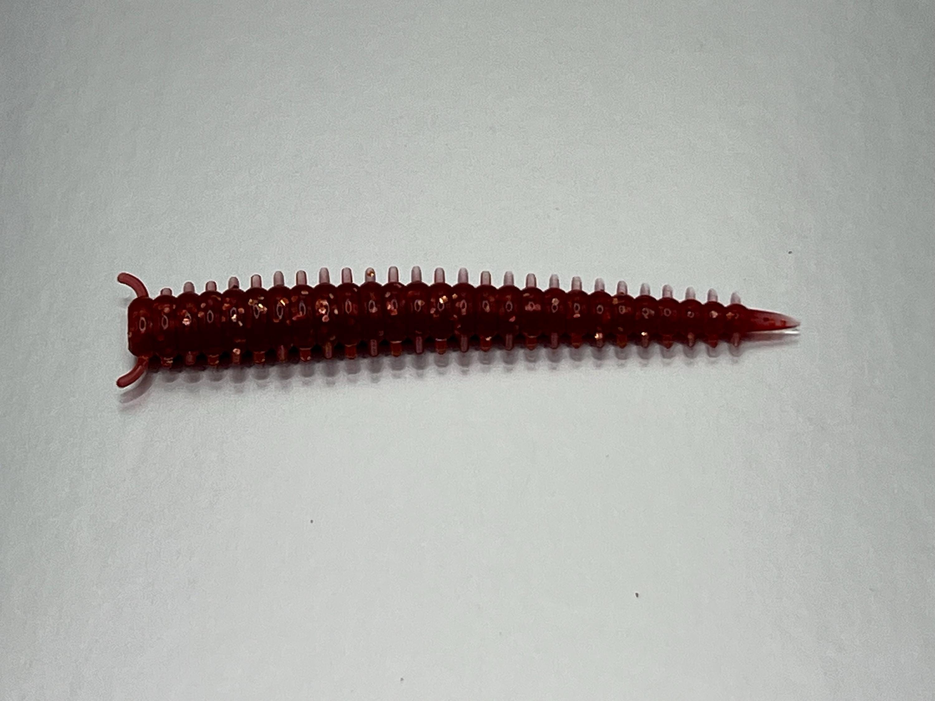 2" Red Sandworm Bait - 25/pack