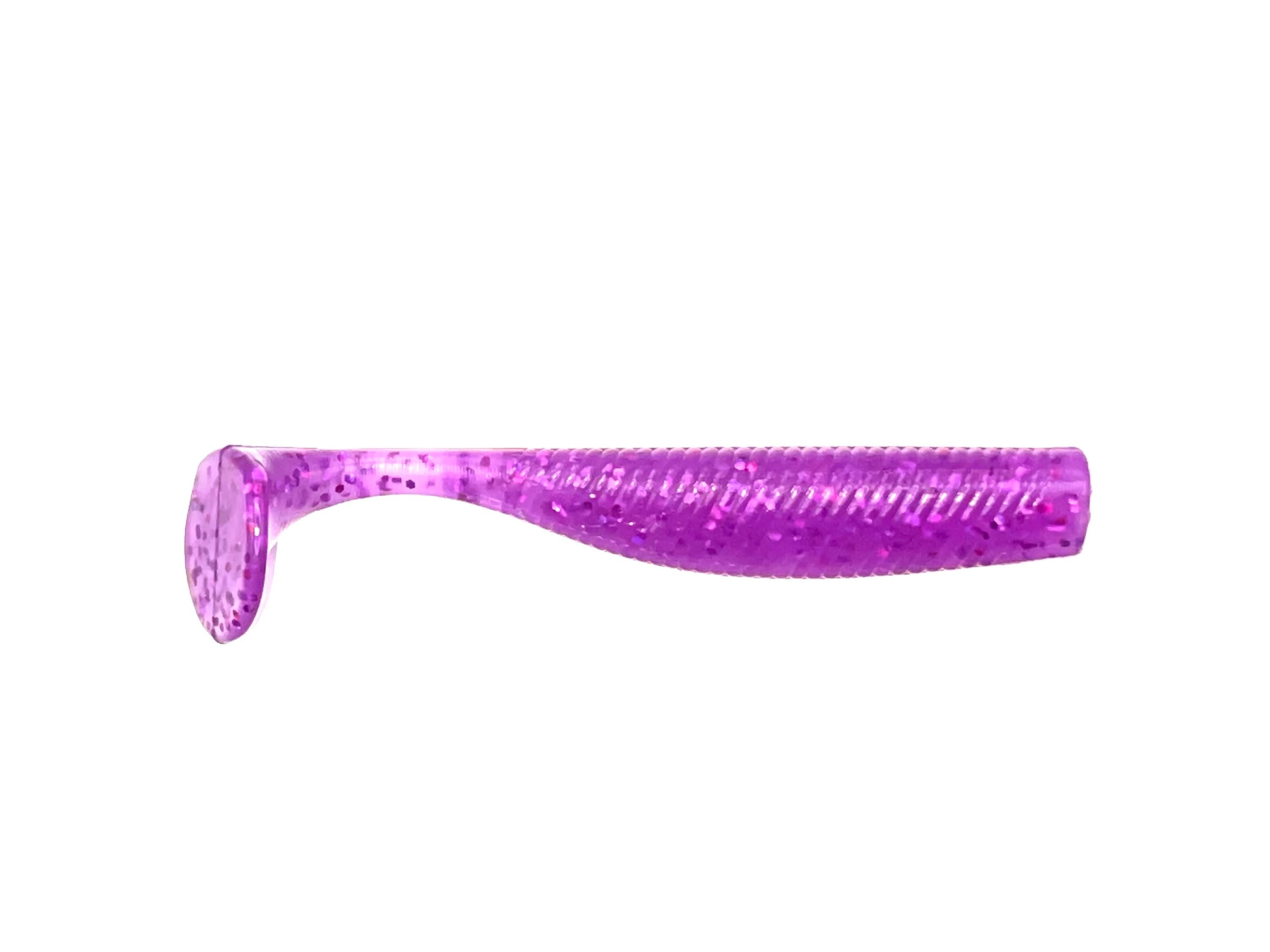 3.75” “Purple Rain” Paddle Tail Swimbait 6/pack
