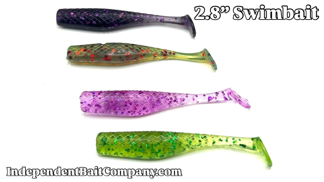 2.8" Swimbait - Saltwater & Freshwater Lure (10/Pack)