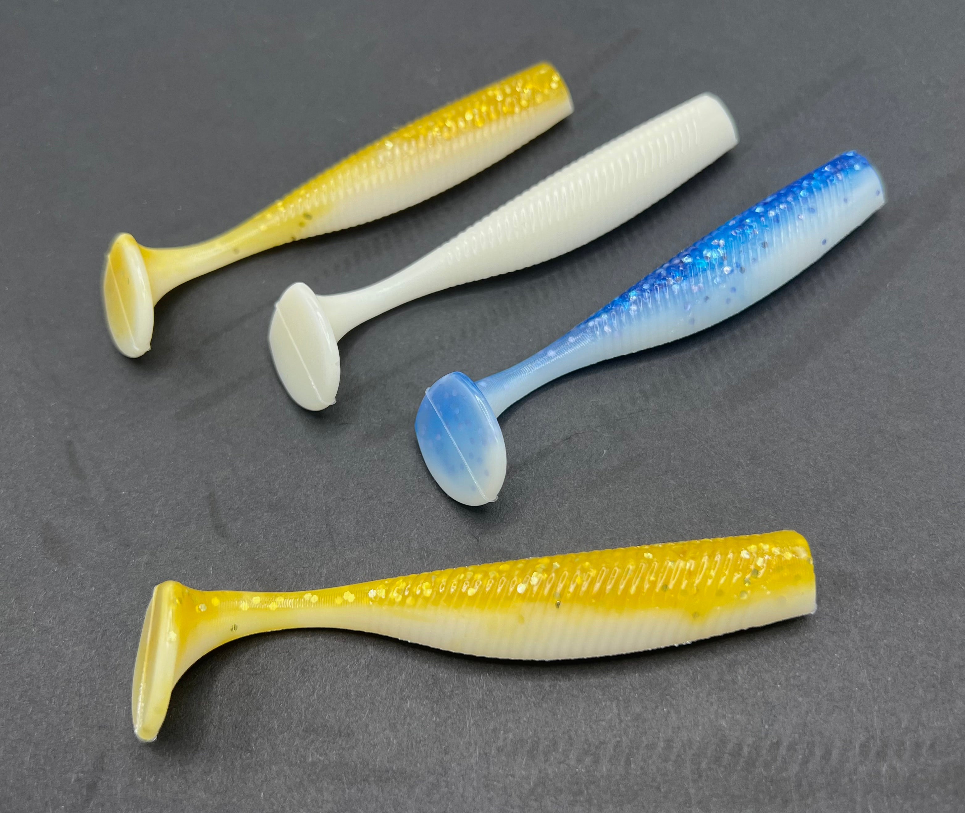 3.75" Paddletail Swimbait - Saltwater & Freshwater Lure (5/Pack)