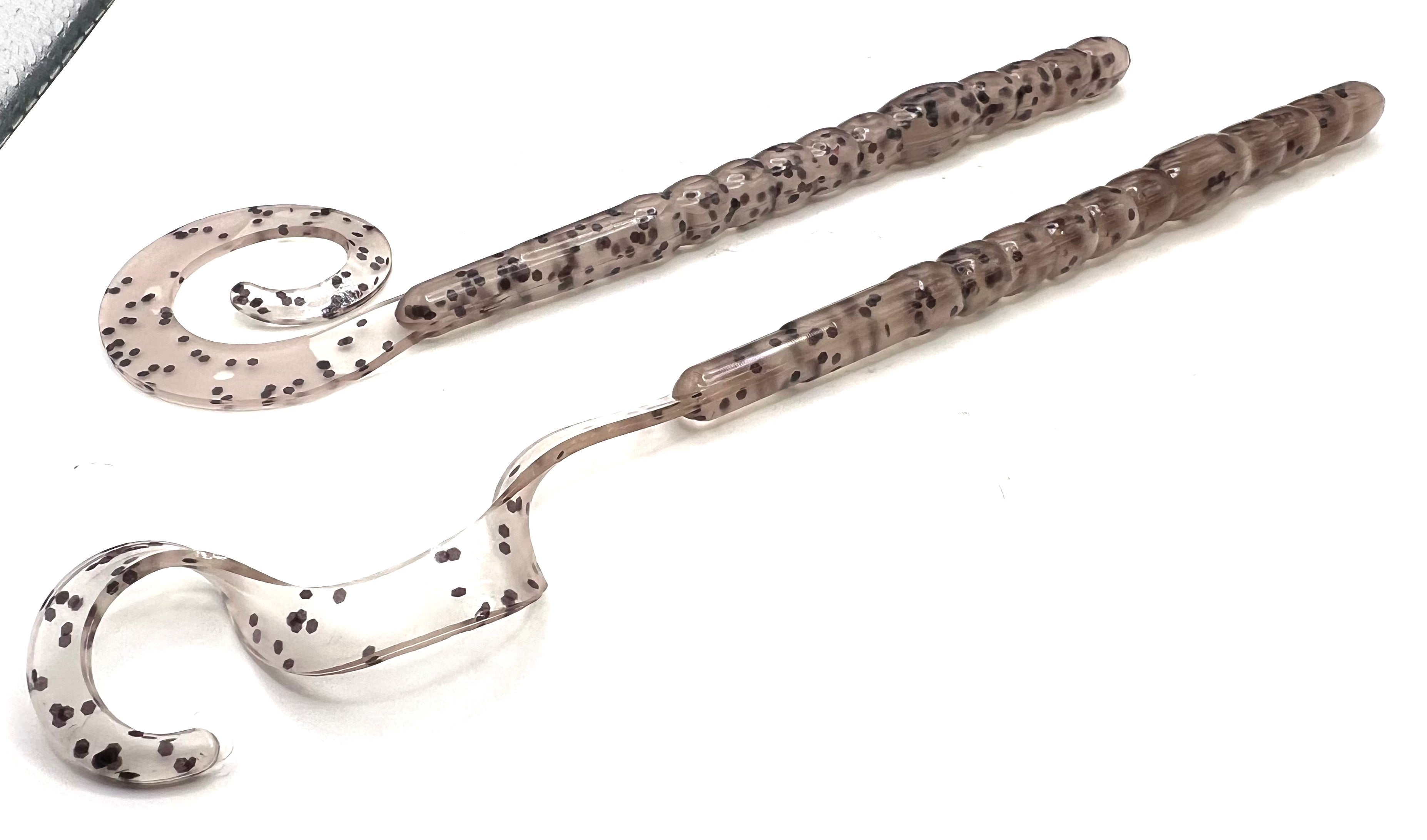 10" Curly Tail Worm - Saltwater & Freshwater Lure (6/Pack)