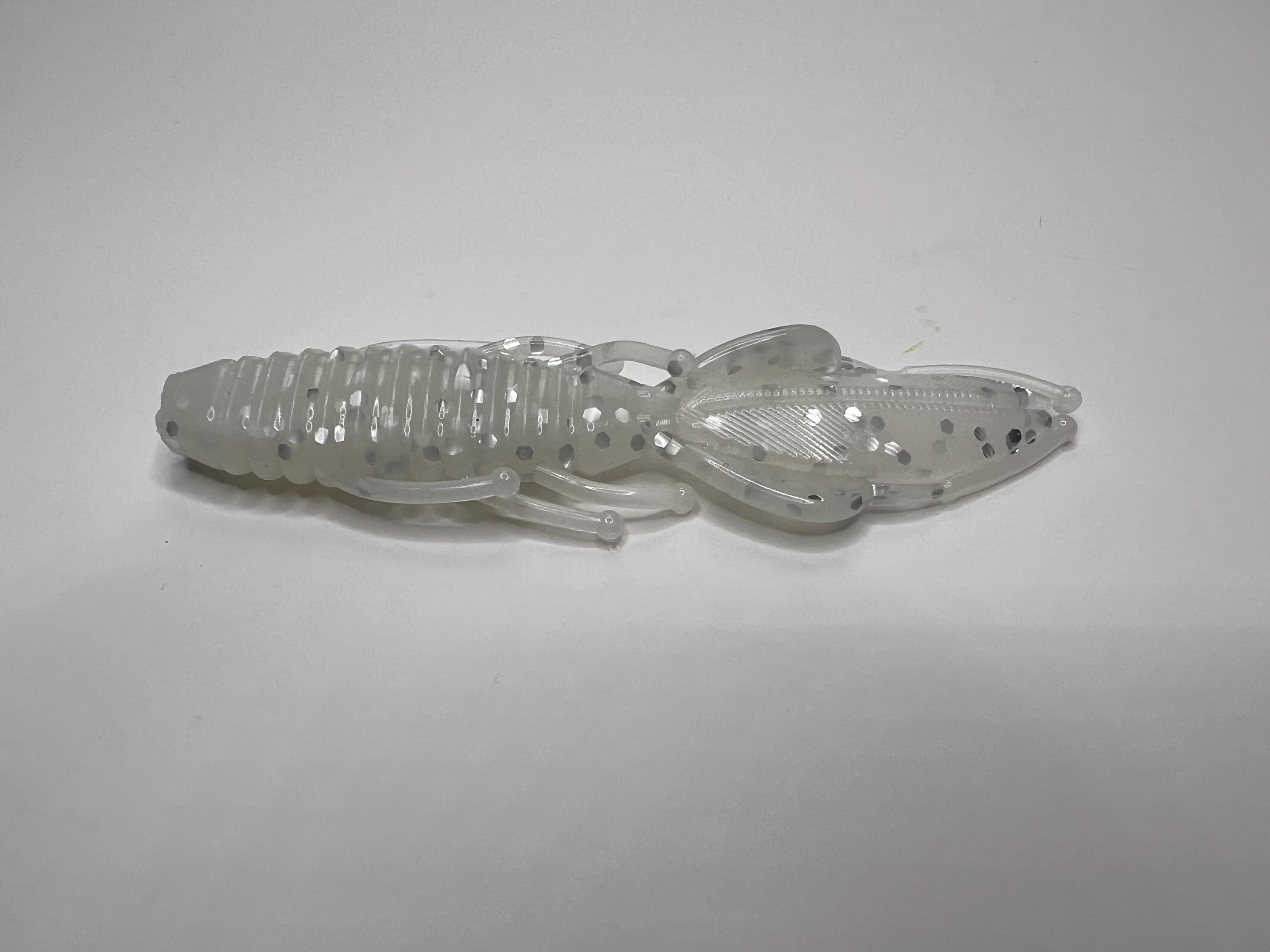 3.25" Creature Bait in Ghost Silver (6/Pack)