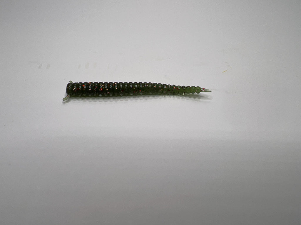 2" Green Sandworm Bait - Saltwater Fishing Lure (25/Pack)