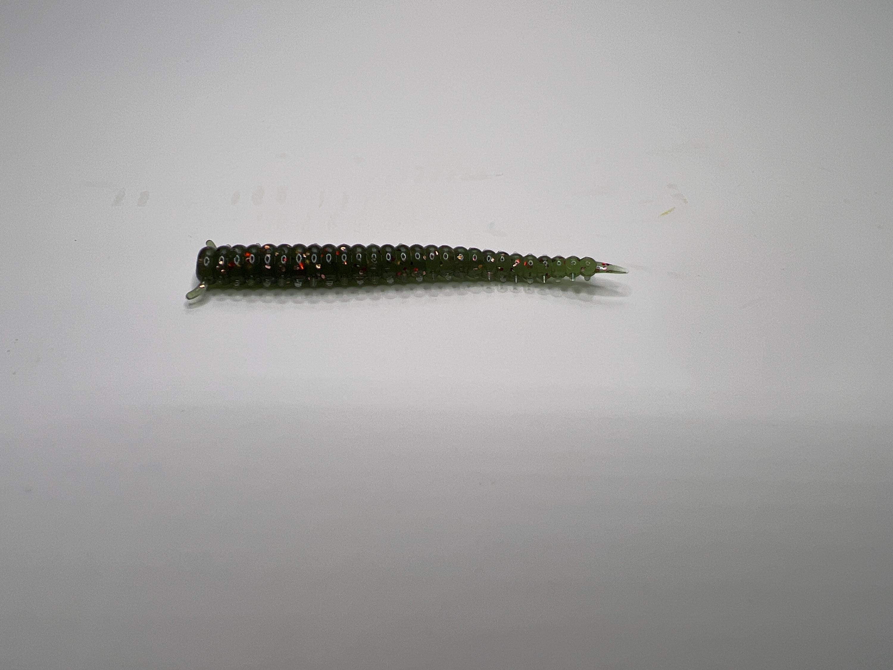 2" Green Sandworm Bait - Saltwater Fishing Lure (25/Pack)